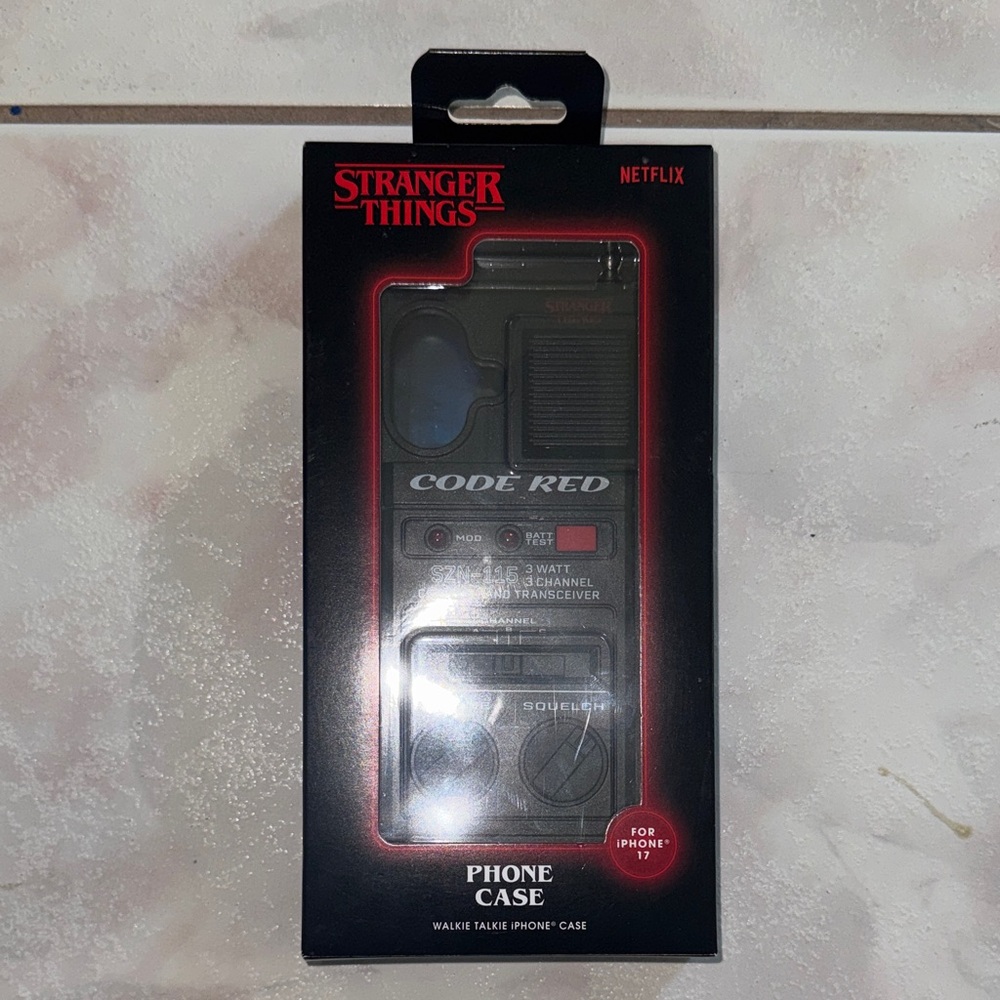 Stranger Things Walkie Talkie Phone Case (iPhone 17)